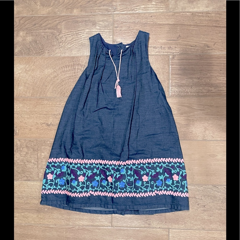 Blue Chambray Dress size 6 Artisan NY